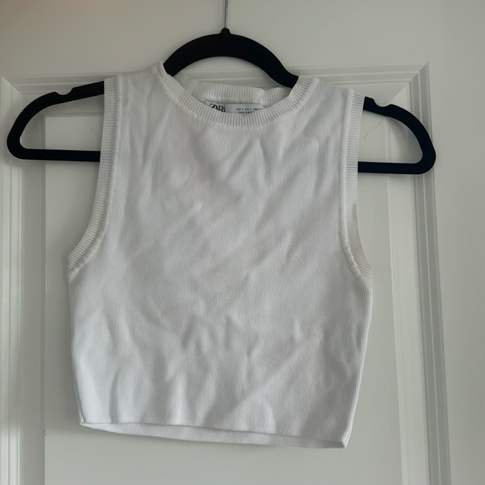 Zara High Neck Tank